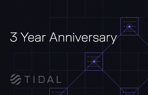 Tidal’s Three-Year Anniversary: A Thank You Message From Our CEO